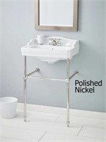 Cheviot Essex Console Chrome Stand - SINK NOT INCL