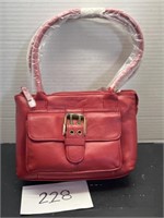 New women’s red purse