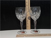 Gorham Lady Anne Wine Glasses, Set of 2, 7 1/2" Ta