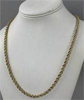 18KYG 30'' Rope Necklace