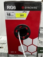 Syncwire RG6 Coax  425FT 18 AWG FT4