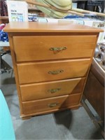 WOOD DOVE TAIL  4 DRAWER CHEST