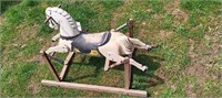 WL rocking horse plastic horse 34"X25"h