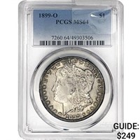 1899-O Morgan Silver Dollar PCGS MS64
