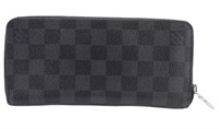 Louis Vuitton Black Damier Zipper Wallet