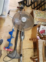 Lot with 3 items, lamp stand,                  (P