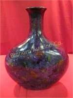 Hand Stained Vase Approx. 12" x 15" tall