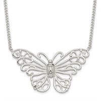 Sterling Silver- Butterfly Necklace