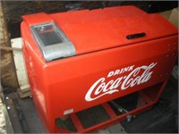 Coca Cola COKE Cooler Machine Redone 24 x 42 x 38