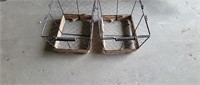 (2) Chicken Wire Baskets