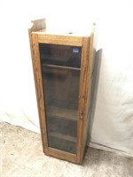 Wooden Cabinet With Glass Front