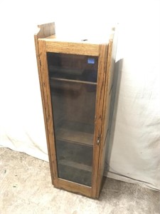 Wooden Cabinet With Glass Front