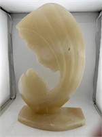 Carved Natural Stone Mother & child Sculpture.