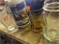 Lot of 4 w/Stein & glasses