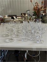 Assorted Crystal Stemware