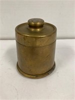 Brass handmade canister