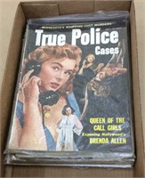 9 Detective Pulp magazines
