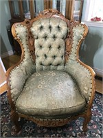 Ornate Deutsch Bros Custom Chair- Matches lot 20