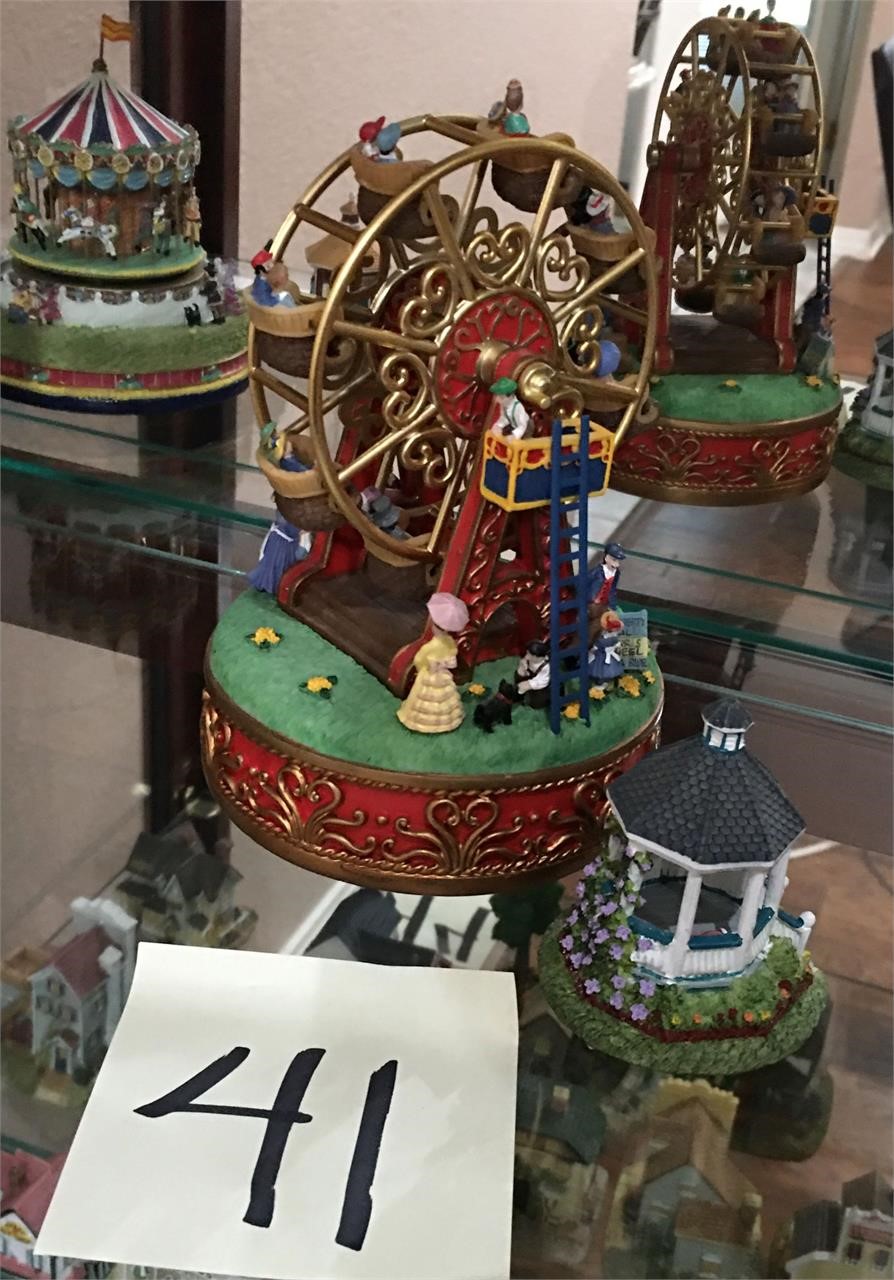 1999 Liberty Falls Wind up Music Box