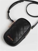 *NEW PILTON QUILTED PHONE BAG - BLACK