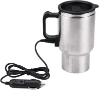 NEW Stainless Steel Heated Mug for Car-12V 450ml