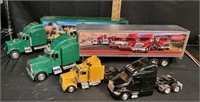 Various Semi Trucks and Trailers