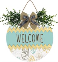 Welcome Sign Decorative Wood Plaque