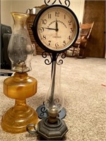 Kerosene Lamps, Clock