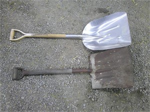 two shovels