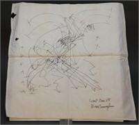 Diagram signed by Merce Cunningham: Coast Zone VII