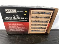 70pc. Master Router Bit Set