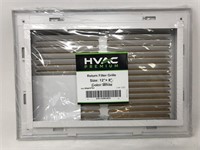 New HVAC premium return filter grille 12”x8”