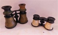 2 antique opera theater binoculars -