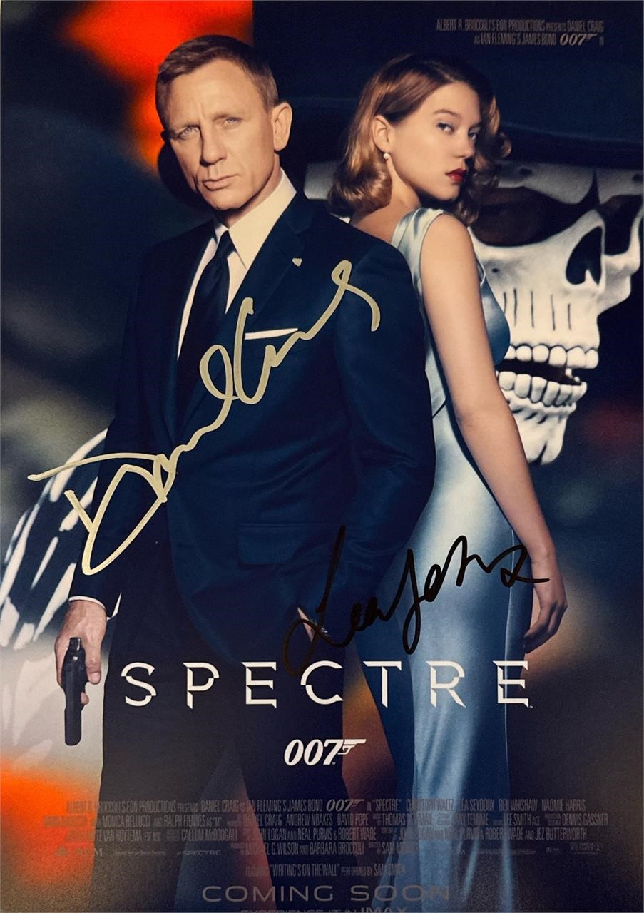 Autograph COA 007 Spectre Photo