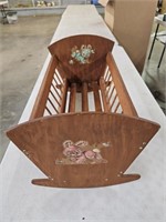 Vintage Baby Doll Cradle