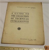 1953 Dept of Army Guide to Collection of Tech Intl