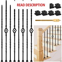 8Pack Iron Stair Balusters 36 Guard Rail