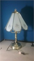 Brass touch table lamp