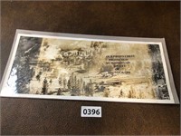 Photo original 1905 Panoramic Lumber Rare