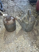 2 ANTIQUE OIL CANS