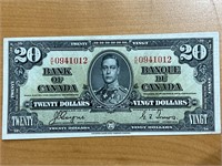 1937 Cdn $20 Bank Note