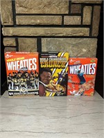 Vintage advertising cereal boxes