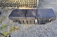 BLACK TOOL BOX FOR TRUCK BED