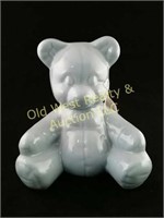 Blue Teddy Bear Figurine