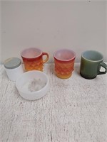 fire king coffee mugs and misc