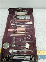 Vintage manicure and grooming kit