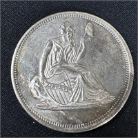 1 oz Fine Silver Round - Seated Liberty Design