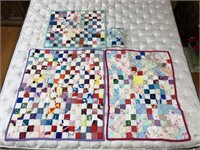 Handmade Baby Quilts (3) #117 One Pillow