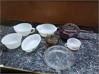 GLASSBAKE,VISIONWARE,FIRE KING,OTHER BAKING DISHES