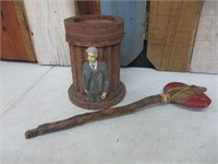 Decorative Canister & Primitive Art